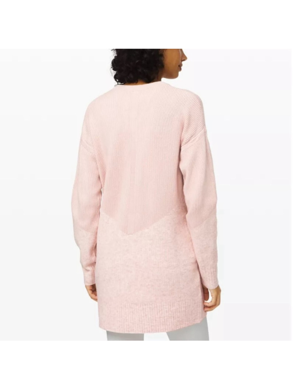 Lululemon Restful Intention Sweater Pink Bliss / Heathered Pink Bliss Small - Picture 2 of 13